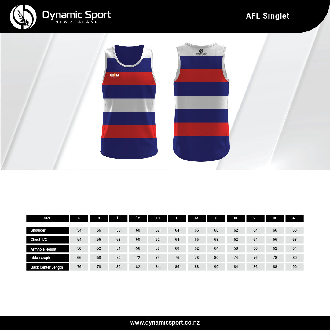 OneVOne Aussie Rules Guernsey/Short Set – Block