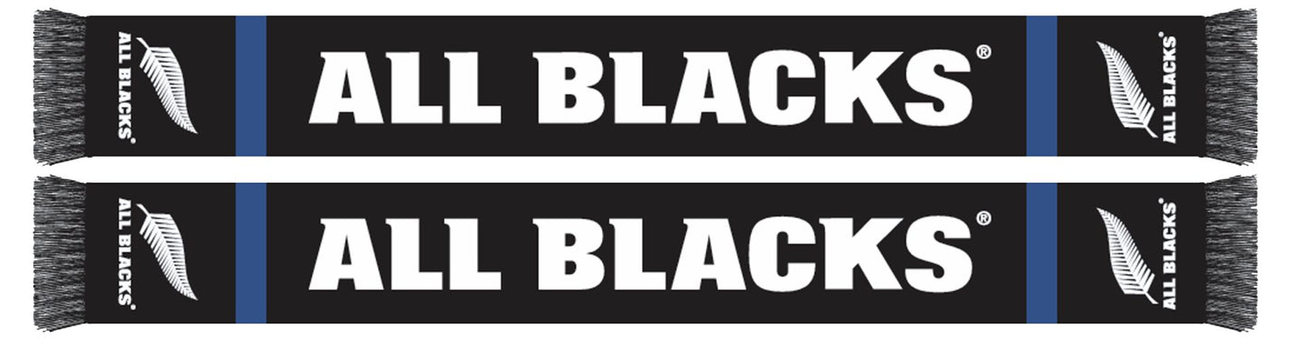 All Blacks Tryline Jacquard Scarf