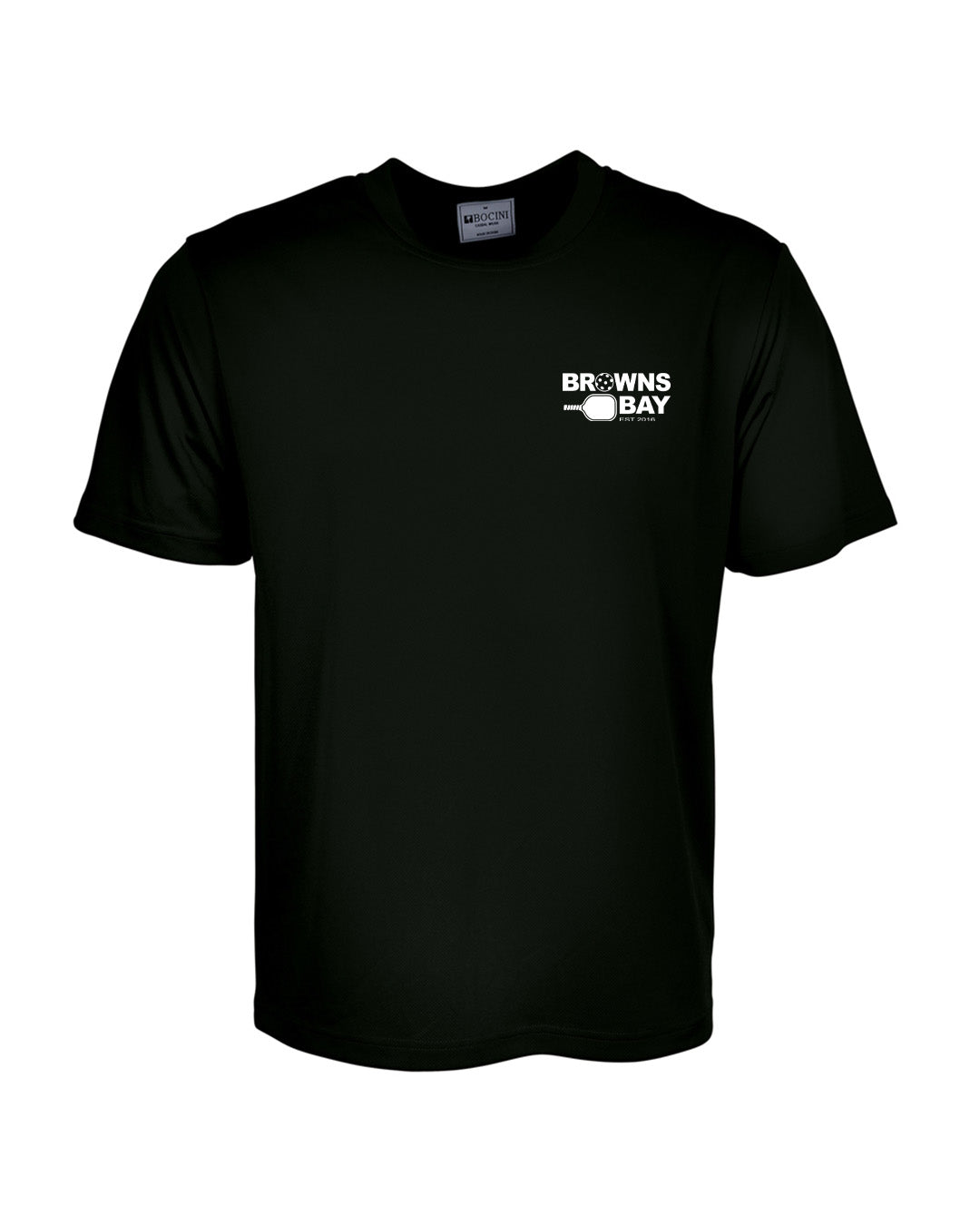 Browns Bay Pickleball Breezeway T-Shirt - Black - Ladies