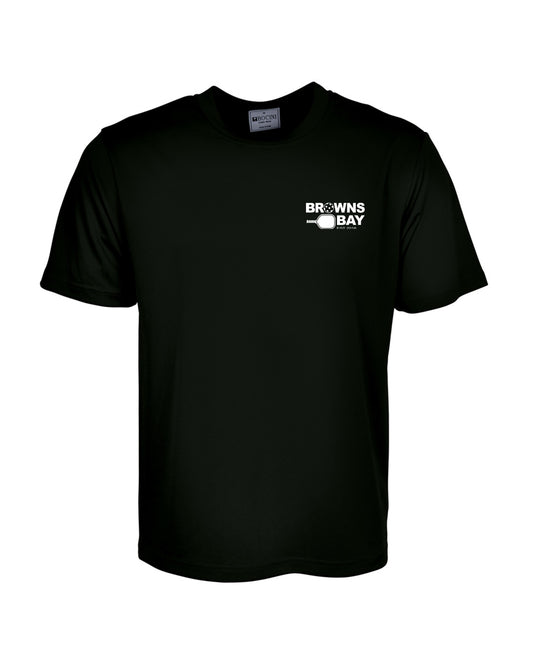Browns Bay Pickleball Breezeway T-Shirt - Black - Mens