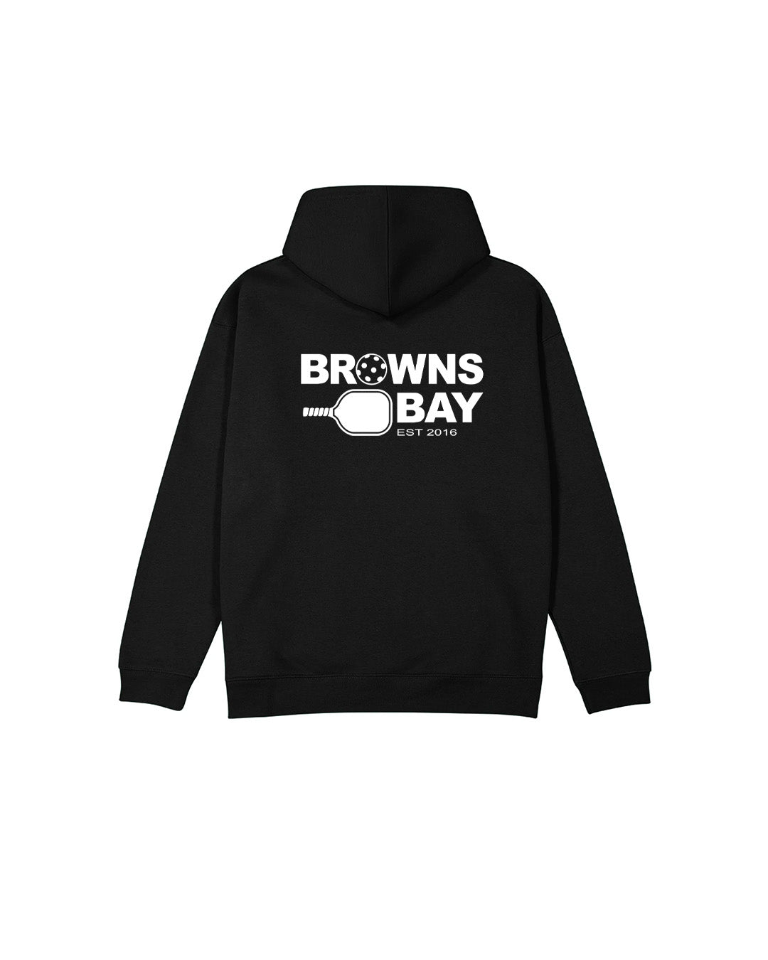 Browns Bay Pickleball Origin Hoodie - Black - Ladies