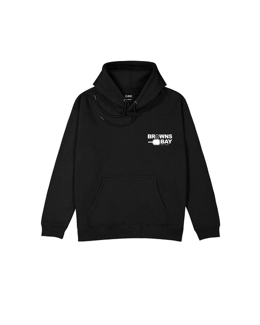Browns Bay Pickleball Origin Hoodie - Black - Ladies - WITH NAME