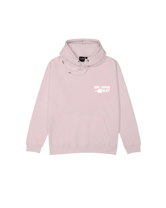 Browns Bay Pickleball Origin Hoodie - Pink - Ladies - WITH NAME