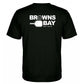 Browns Bay Pickleball Breezeway T-Shirt - Black - Ladies