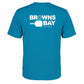 Browns Bay Pickleball Breezeway T-Shirt - Cyan - Ladies