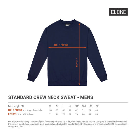 Cloke Standard Crew Neck Sweatshirt - Mens