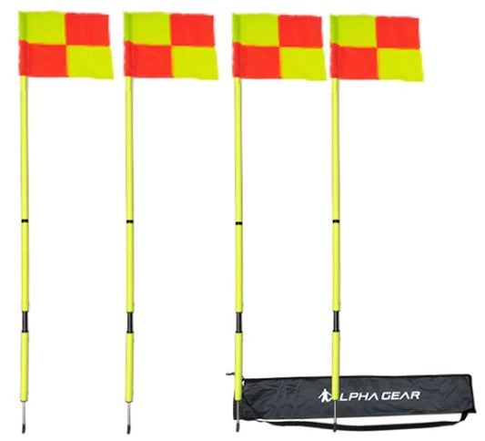 Alpha Corner Flags - pack of 4 in carry bag