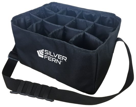 Silver Fern Bottle Carrier - Fabric