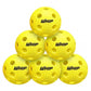 WHIP Indoor Pickleballs - 6 Pack - Yellow