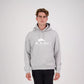Hibiscus Coast Pickleball Origin Hoodie - Mens - Grey Marle with Large White Logo