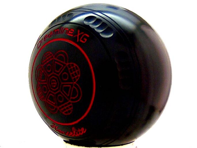 Henselite Dreamline XG Black Lawn Bowls Set - SIZE 1