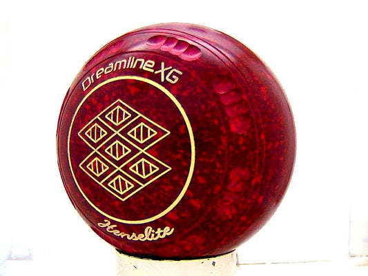 Henselite Dreamline XG Ruby Rich Lawn Bowls Set - SIZE 0