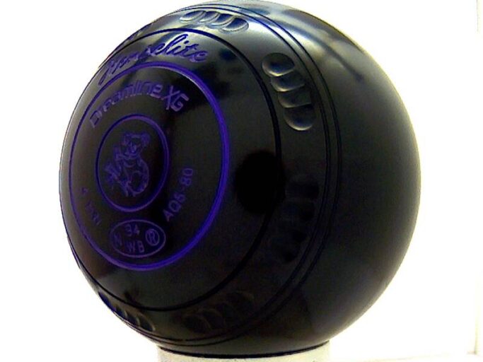 Henselite Dreamline XG Black Lawn Bowls Set - SIZE 4