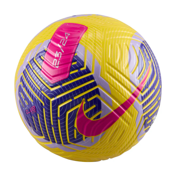 Nike Club Elite Football Size 5 - Yellow/Purple/Magenta