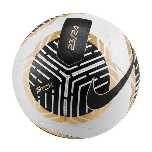 Nike Pitch Football 23/24 - White/Black/Gold