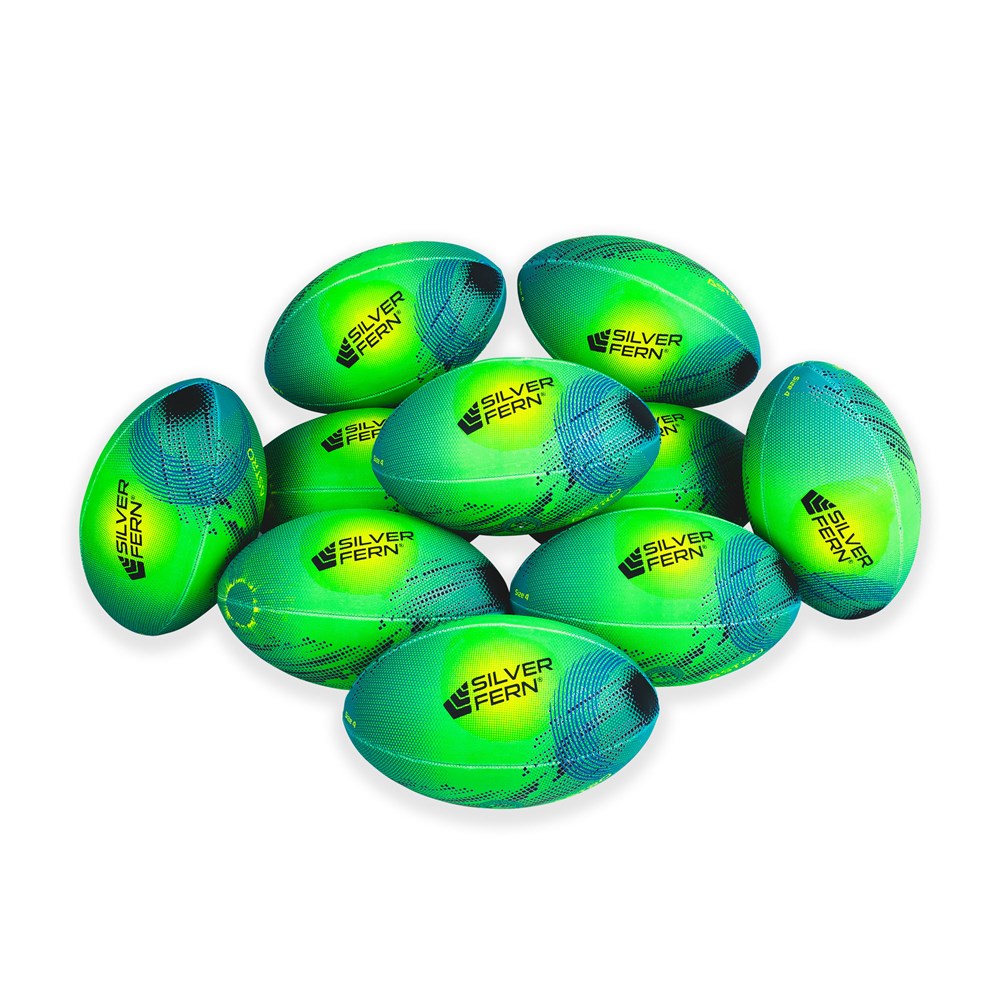 Silver Fern Rugby Astro 10 Ball Pack