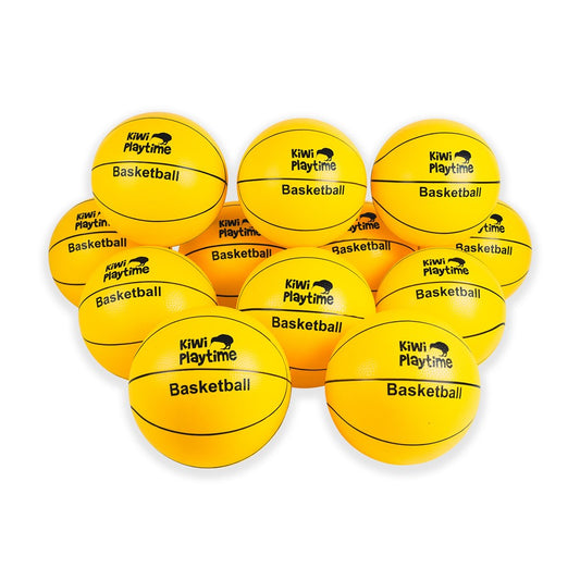 Basketball Training Pack – Budget (12 Balls + Carry Bag) – Silver Fern