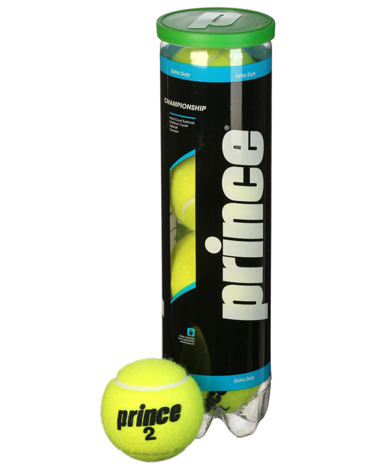 Prince Championship Extra Duty Tennis Ball – Tube of 4