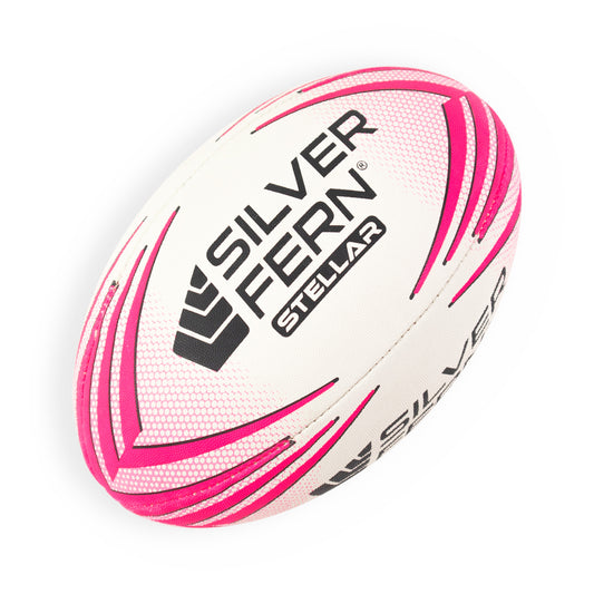 Silver Fern Stellar Rugby Ball - Pink