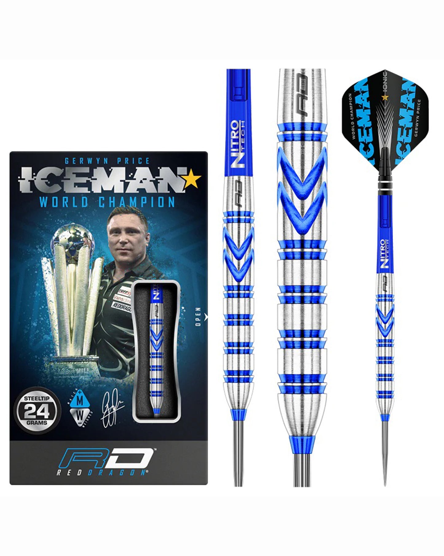 Red Dragon Gerwyn Price Original Dart Set