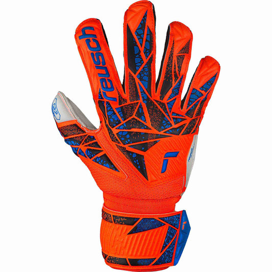 Reusch Attrakt Grip Goalkeeping Glove - Orange/Blue