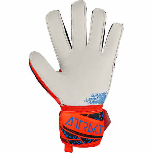 Reusch Attrakt Grip Goalkeeping Glove - Orange/Blue