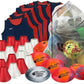 Silver Fern Rugby Ball & Bib Pack
