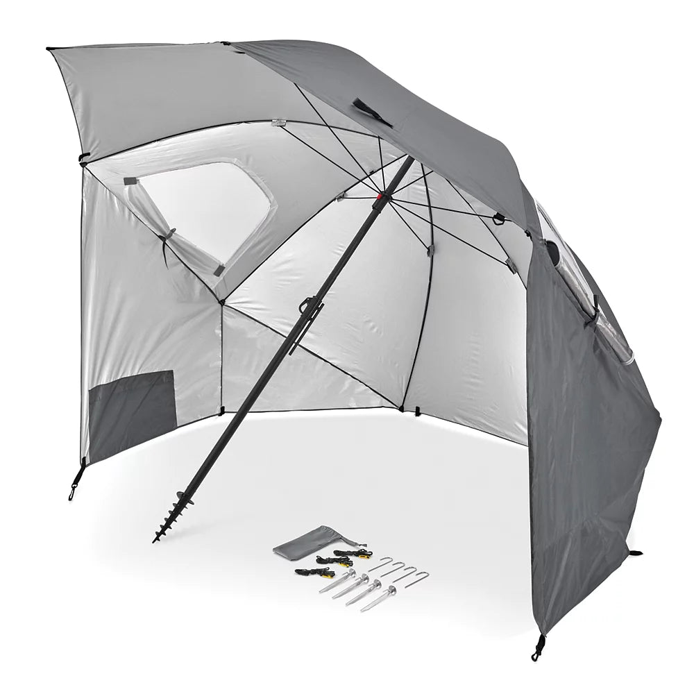 SKLZ Sport Brella Premiere 8 Foot Instant Sun and Weather Shelter - GREY