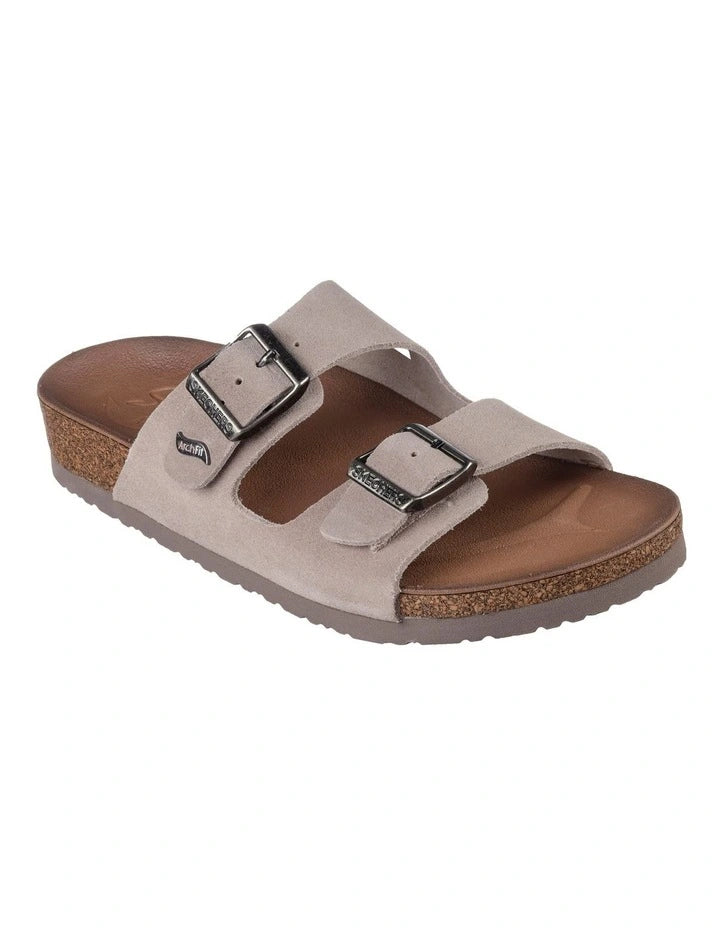 Skechers Arch Fit Granola Sandals - Ladies - Taupe