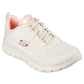 Skechers New Staple Shoe - Ladies - White/Pink