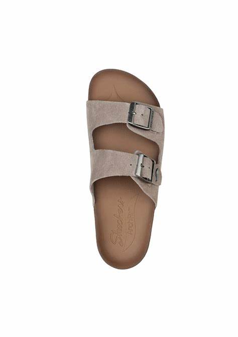 Skechers Arch Fit Granola Sandals - Ladies - Taupe