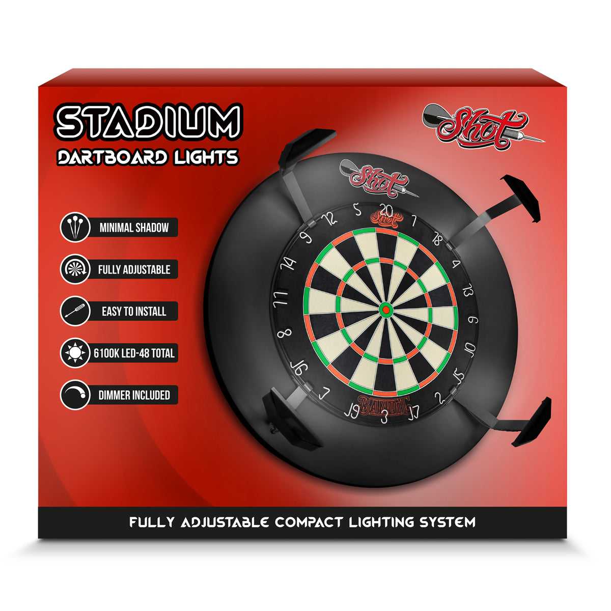 Shot Stadium Dartboard Lights