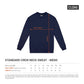 Browns Bay Pickleball Crew Neck Sweat - Black - Mens - WITH NAME