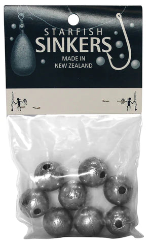 Starfish Ball Sinker - 1 OZ - 8 Pack