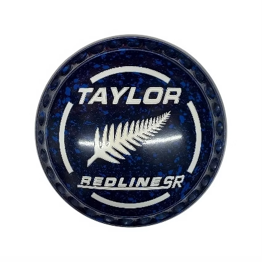 Taylor SR Redline Lawn Bowls Set - Dark Blue/Blue, Half Pipe - Size 0
