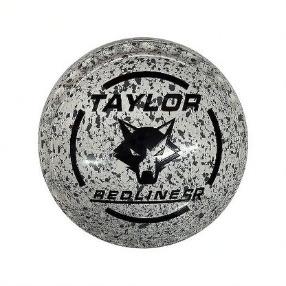 Taylor SR Redline Lawn Bowls Set - White/Grey, Half Pipe - Size 2