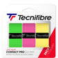 Tecnifibre Contact Pro 3 Pack Overgrip (3 Pack, Neon)