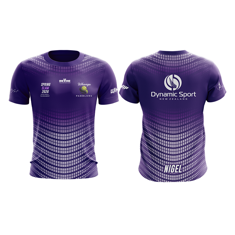 Whanga Paddlers Spring Slam Mens Playing Shirt & Tournament Entry