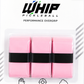 WHIP Pickleball Overgrip 3 Pack - Pink | Tacky, Soft & Sweat Absorbent (Copy)