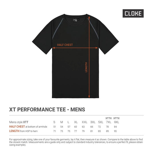 Hibiscus Coast Pickleball XT Performance Playing Shirt - Mens - Black - With Small White Logo