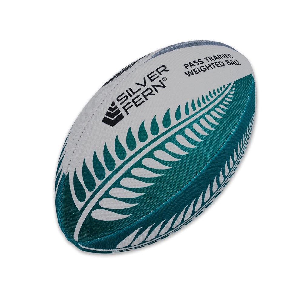 Silver Fern Rugby Training Pass Ball - Touch