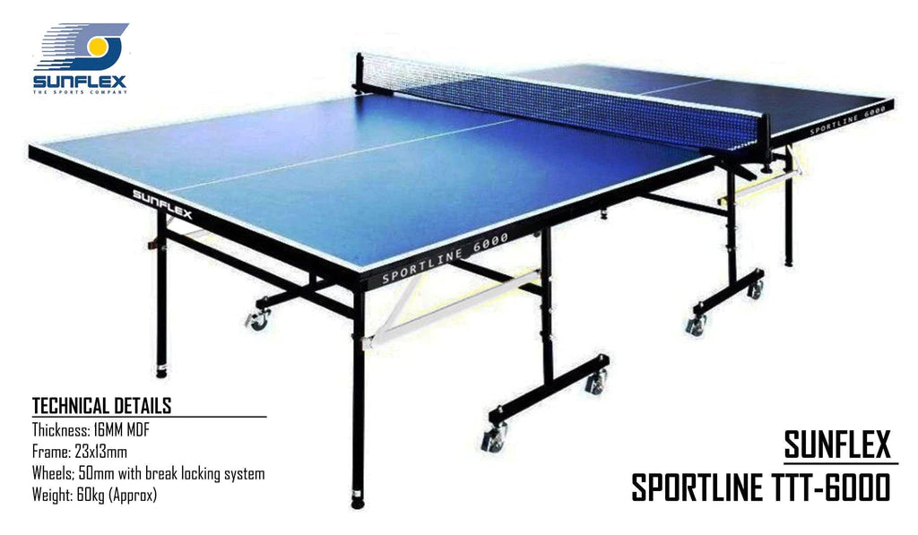 Sunflex E507 6000 Table Tennis Table & Set