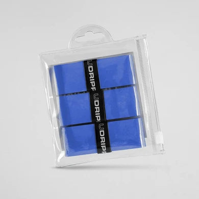 UDrippin Pro DRIP Overgrips - 3 Pack - BLUE