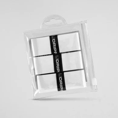 UDrippin Pro DRIP Overgrips - 3 Pack - PURE WHITE