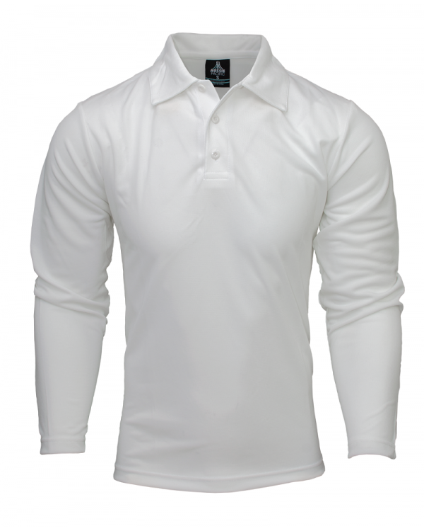 AP Botany Men's Polo Shirt - Long Sleeve – Dynamic Sport New Zealand