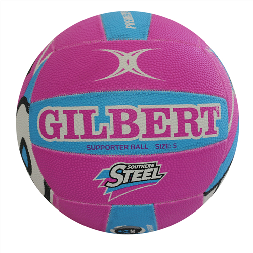Gilbert ANZ 'Steel' Supporter Netball - sz5