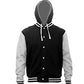 Hooded Letterman Black Web 4