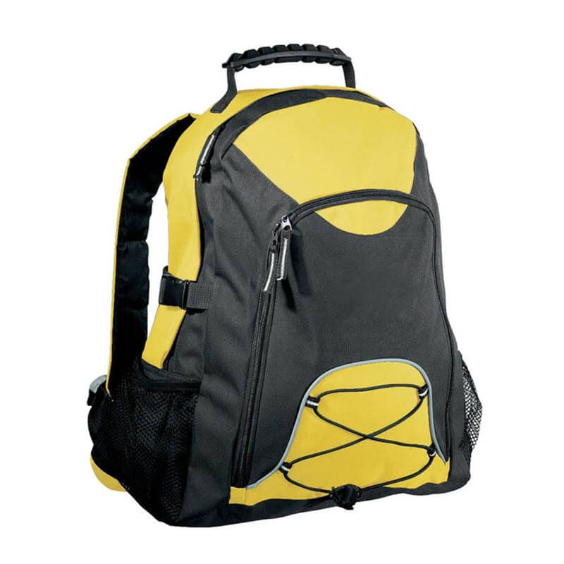 Kuza Backpack Black Yellow