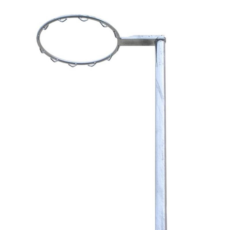 Netball Post - Outdoor Fixed Height With Net Hooks - 50NB – Dynamic ...