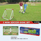 Outdoor Play Two Mini Soccer Goal Set
